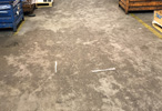 Limpieza de suelo de pabellón industrial